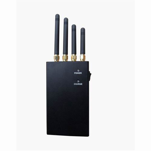 Wholesale 4 Band 4W Portable GPS 2G 3G Cell Phone Signal Jammer