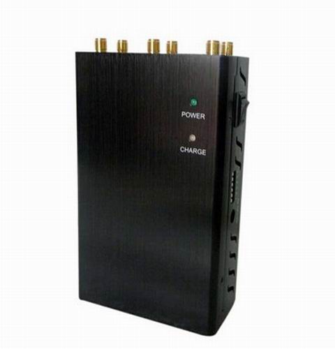 12 volt cell phone jammer , 6 Antenna Selectable Portable GPS LoJack 4G LTE Phone Signal Jammer