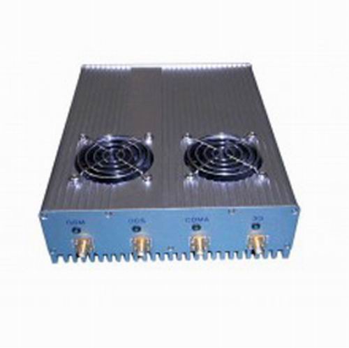 Wholesale 4 Antenna 20W High Power 3G Cell phone & WiFi Jammer with Outer Detachable Power Supply