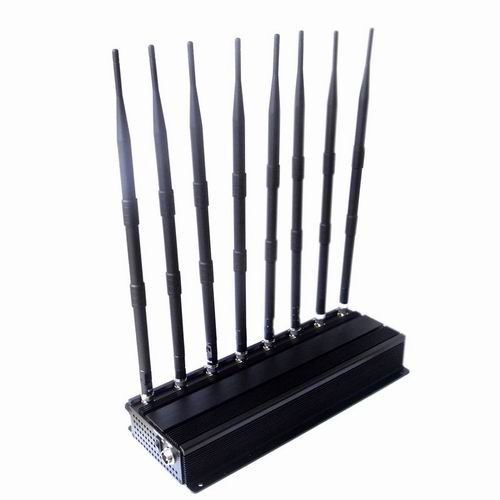 Wholesale 8 Bands Adjustable Powerful 3G 4GLTE 4GWimax All Cellphone Jammer & Lojack GPSL1/L2/L5 GPS Jammer