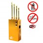 Wholesale Powerful Golden Portable Cell phone & Wi-Fi & GPS Jammer