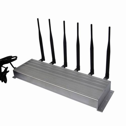 Wholesale 6 Antenna High Power 3G Cell phone & 315MHz 433MHz Jammer