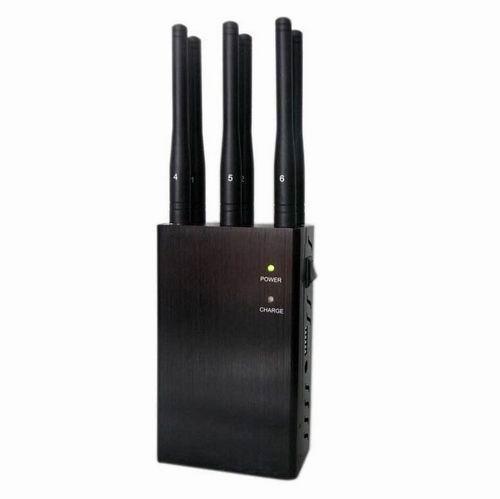 Wholesale 6 Antenna Selectable Handheld GPS 3G 4G Cellphone Blocker