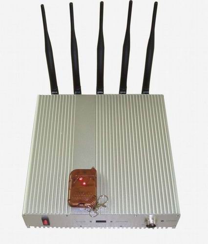 Wholesale 5 Band Cellphone Lojack GPS Jammer with Remote Control