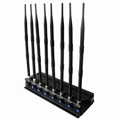 Wholesale 8 Bands Adjustable Powerful 3G 4GLTE 4GWimax Cellphone Jammer & Lojack GPS Jammer