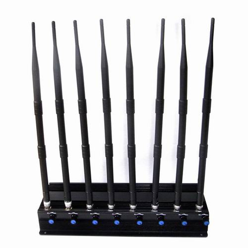 Wholesale 8 Bands Adjustable Powerful 3G 4G All Cellphone Jammer & WIFI GPS Lojack Jammer